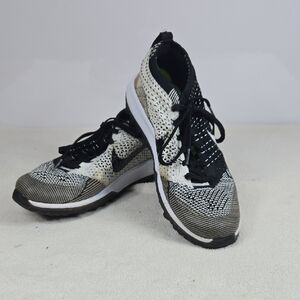 Ladies Nike Black & White Flyknit Golf/Trainers
